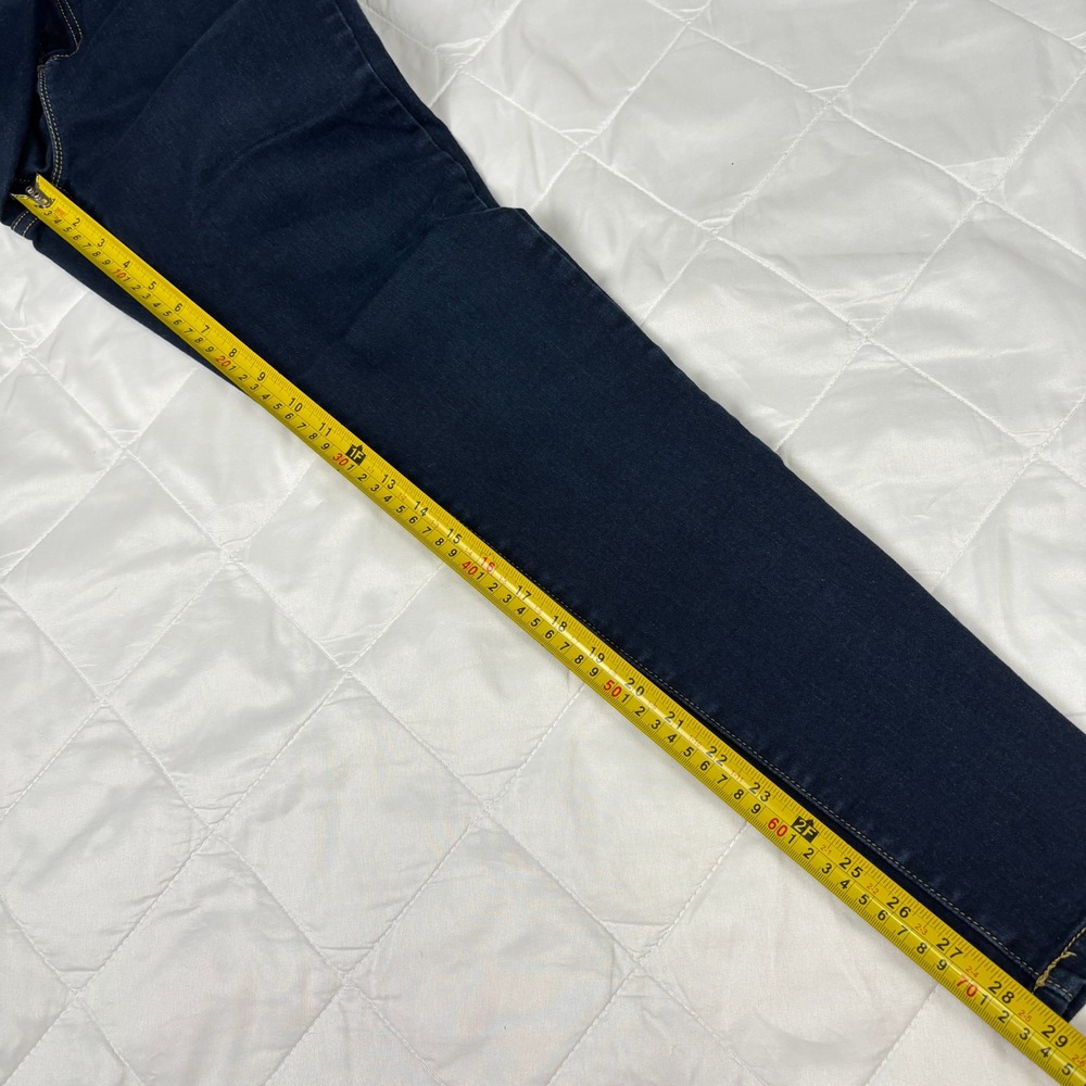 Michael Kors Izzy Skinny Jeans Womens 8 Dark Wash Stretch Denim Mid Rise - Picture 9 of 10